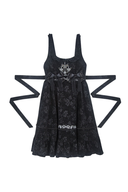 Candlelight Antique Lace Dress + Vest Dress + Bag + Brooch