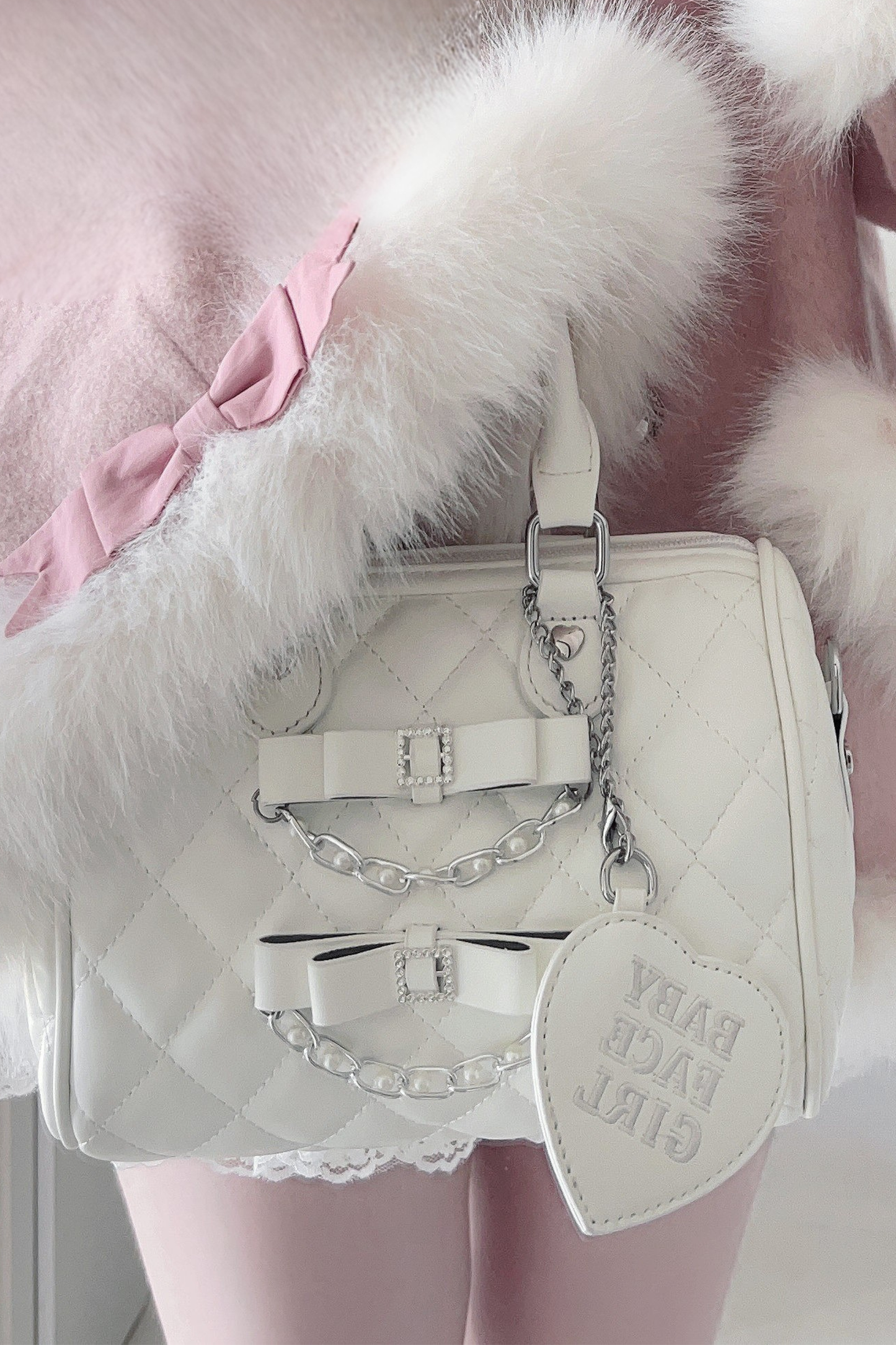 Quilted Ribbon Mini Bag