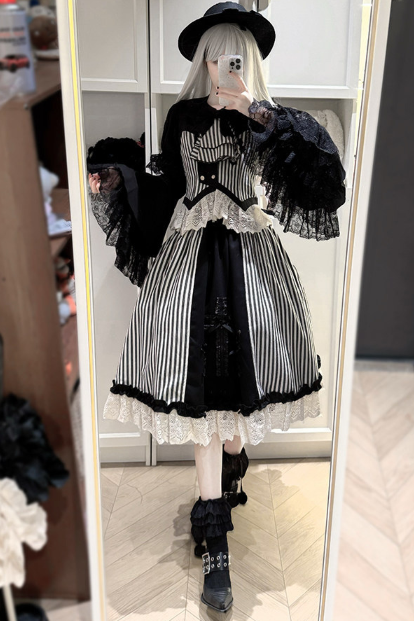 [pre-order Deadline: April 27] Striped Gothic Vest + Shirt + Pants + Skirt + Tail + Accessories