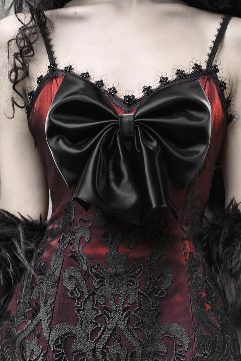Dark Gothic Slim Slip Dress