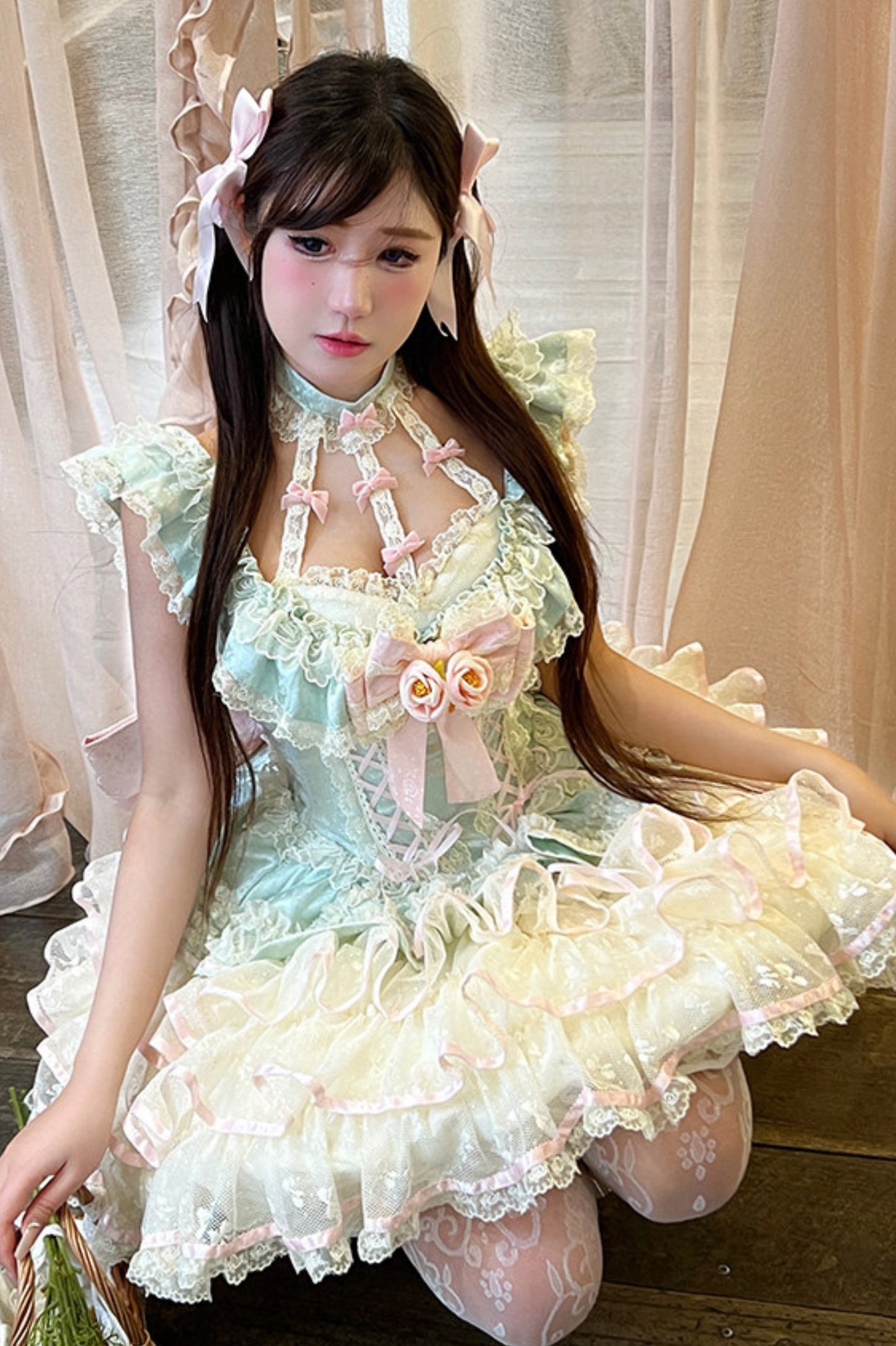 Rose Lace Fairy Dress