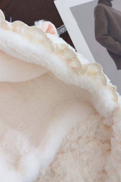 Lamb Fur Hat + Scarf