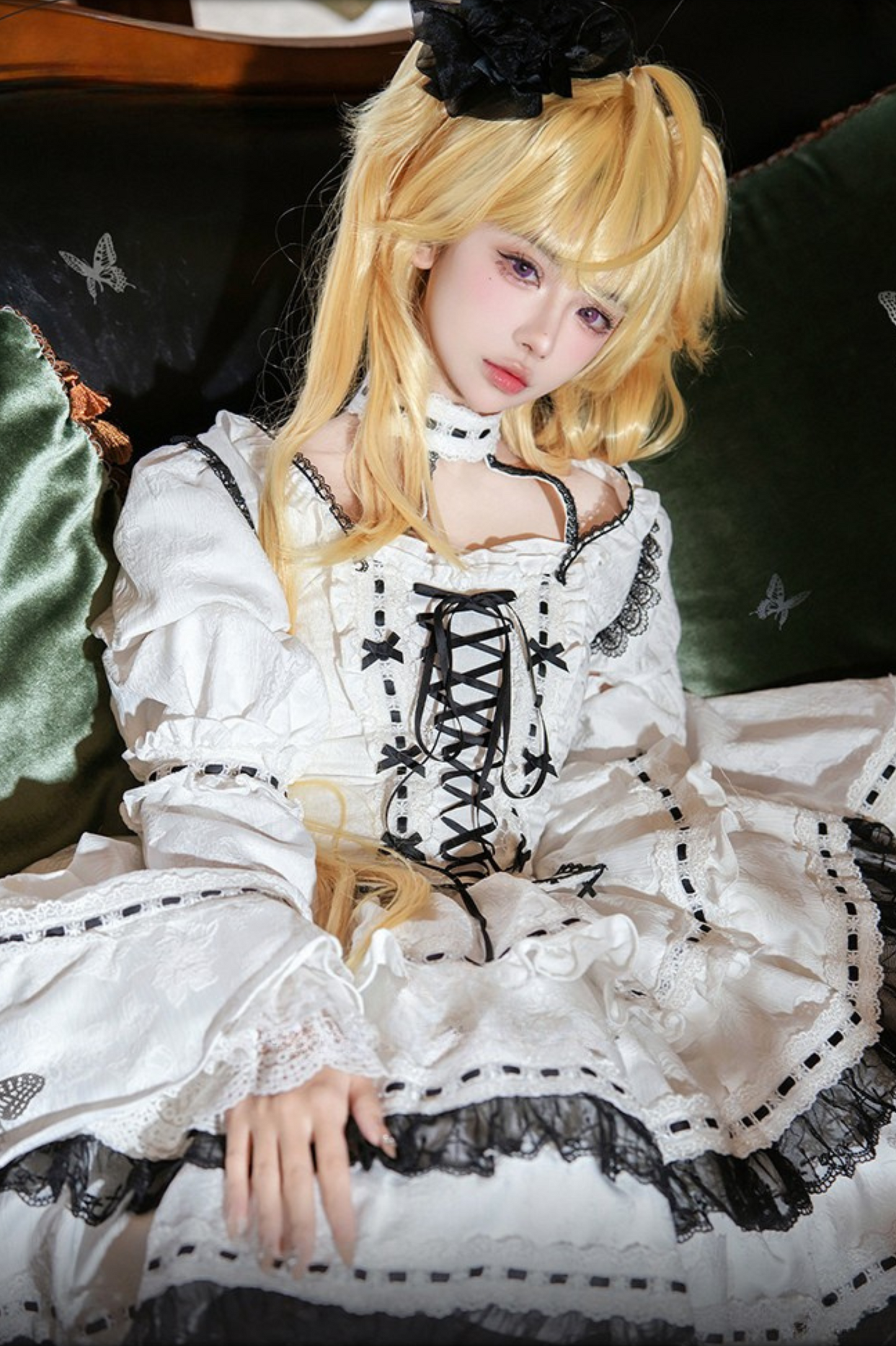 Gothic Witch Lolita Dress Set Full Set