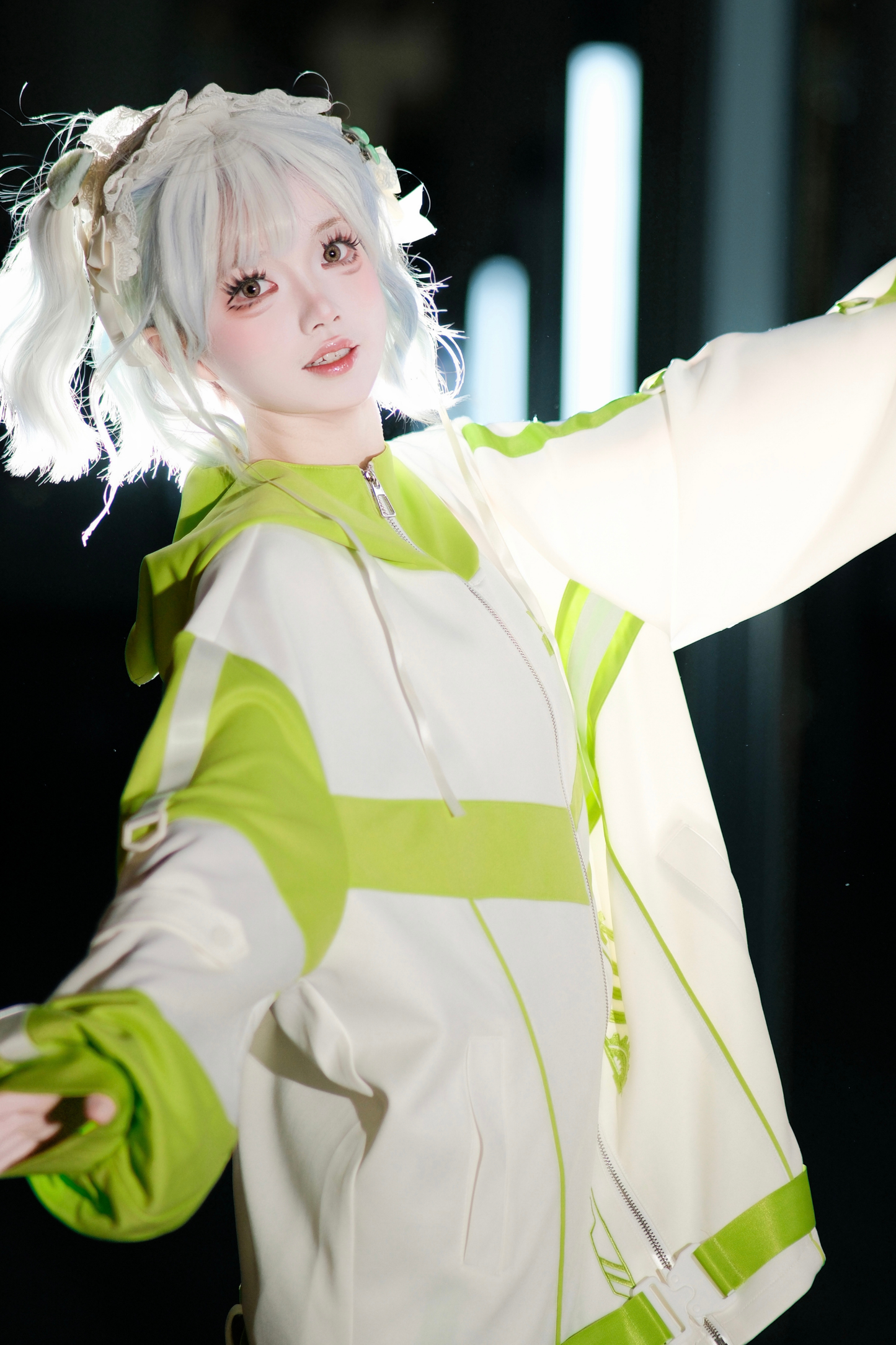 Cyber Subculture Jersey Jacket + Shorts + Leg Covers