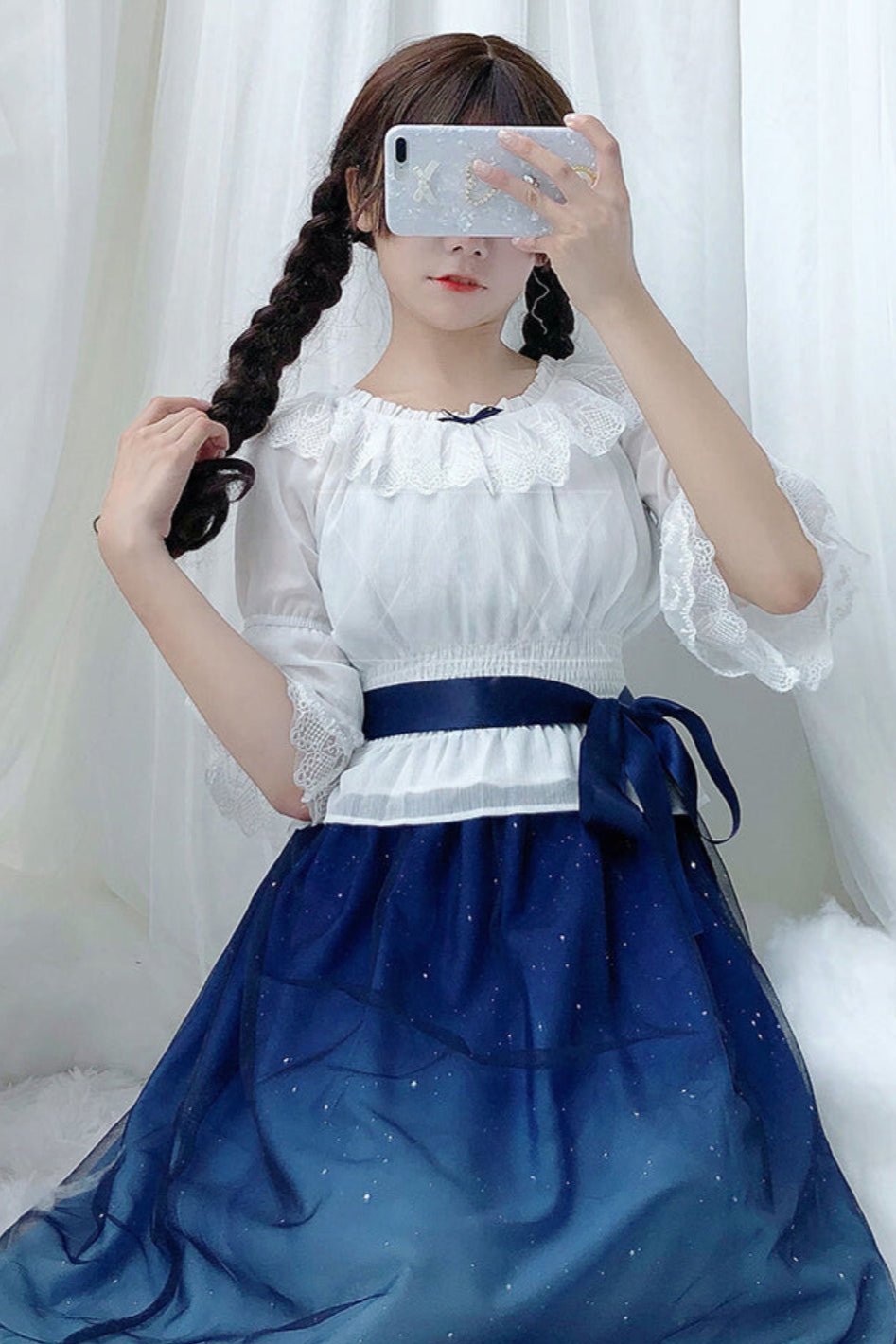 Fairy Lolita Starry Sky Dress Set