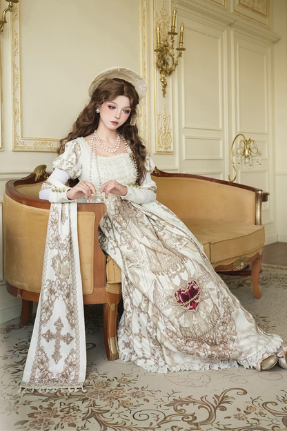 Lolita Dress + Shawl + Necklace
