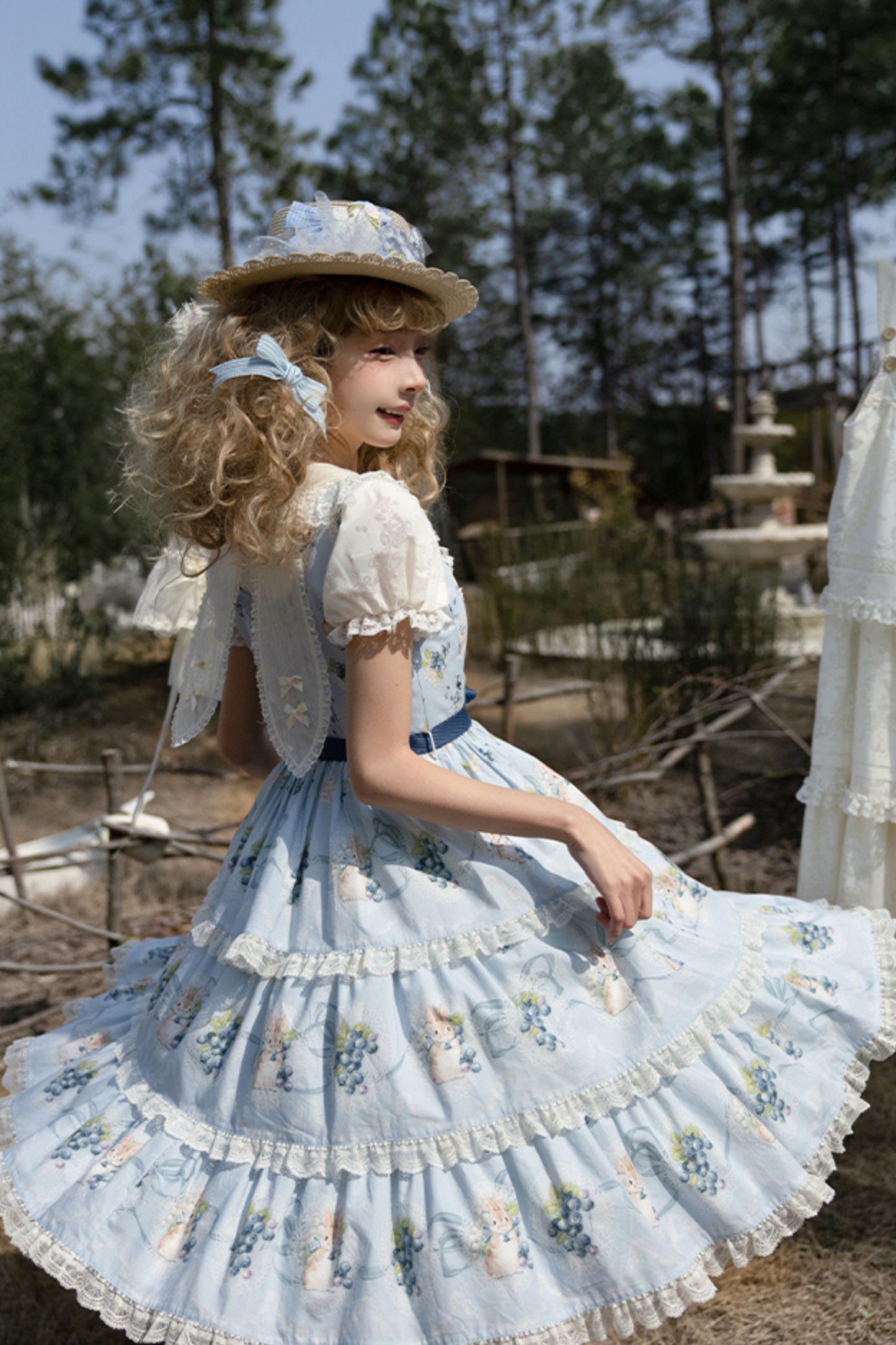 Benny's Blueberry Garden Lolita Jumper Skirt + Dress + Inner Shirt