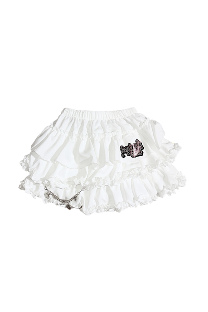 Ruffle Tiered Skirt + Waist Chain + Sock Cover