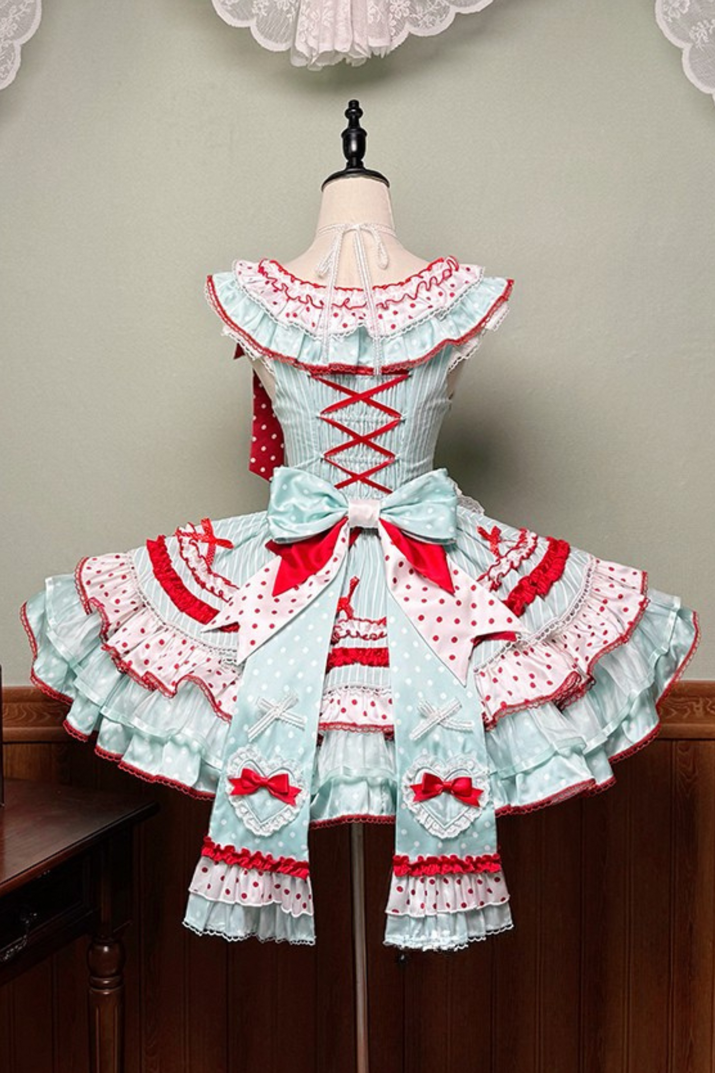 [pre-order Deadline: September 27] Twin Tiered Lolita Series Hair Accessories + Ribbon
