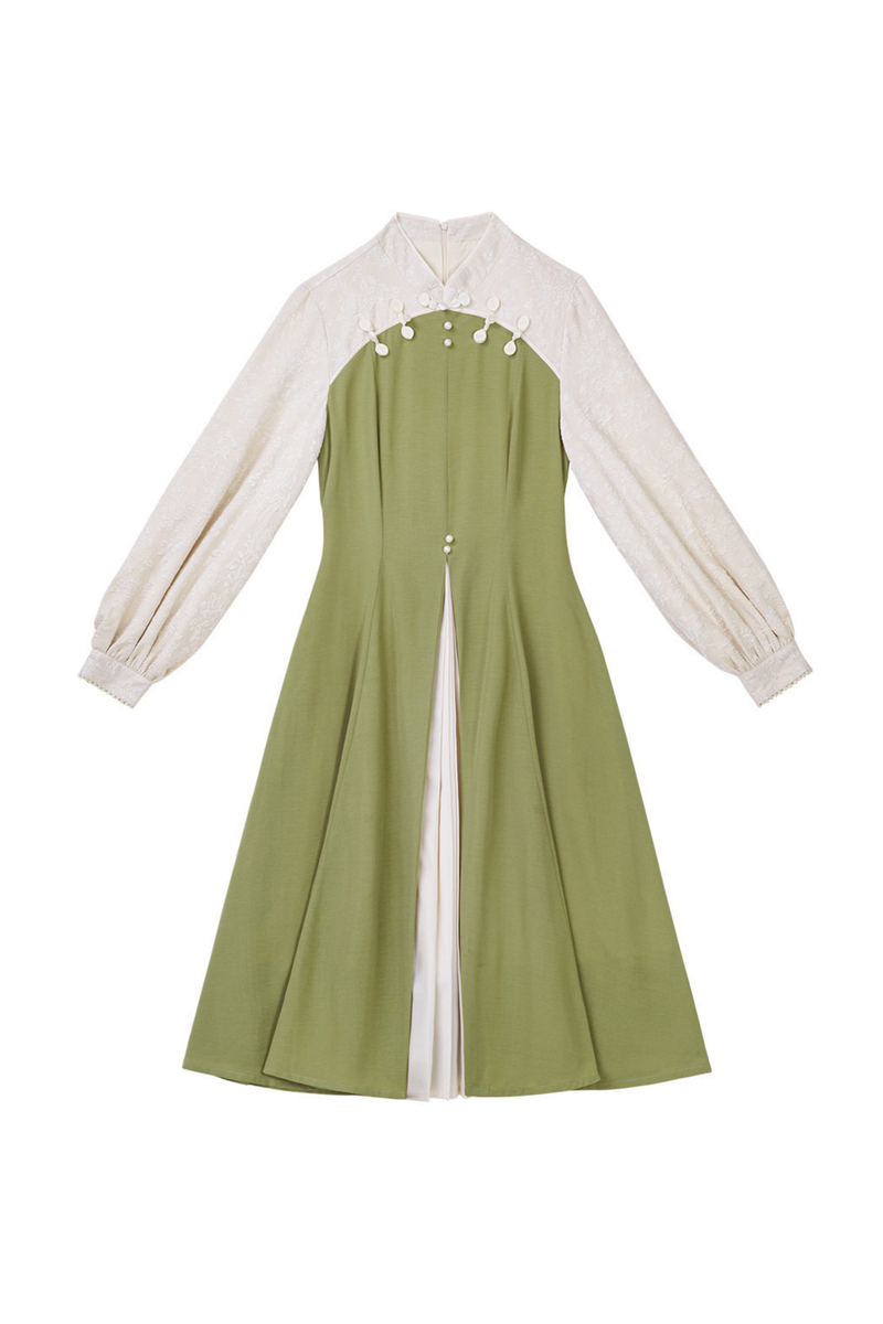 Retro Chinese Dress + Shawl
