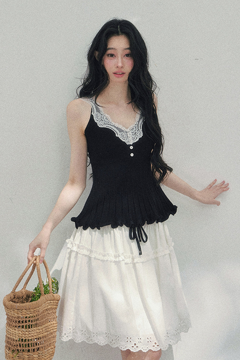 French Lace Jacket + Camisole