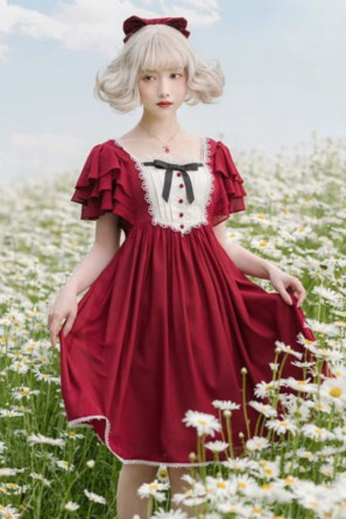 Retro Memory Flare Lolita Dress