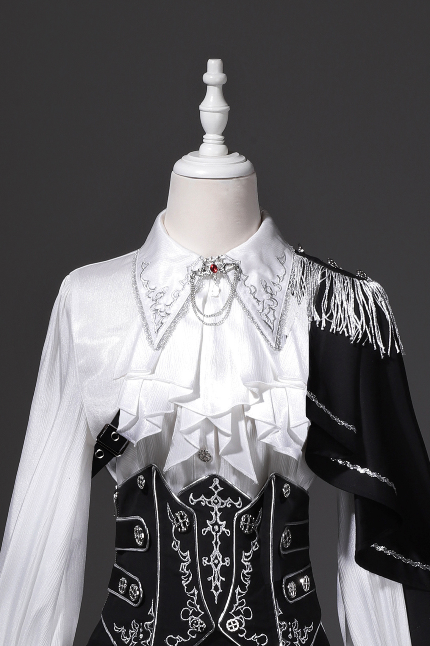Monochrome Prince Top + Corset + Pants