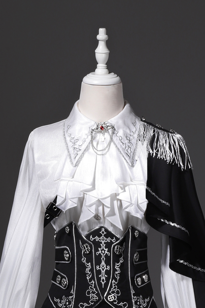 Monochrome Prince Top + Corset + Pants
