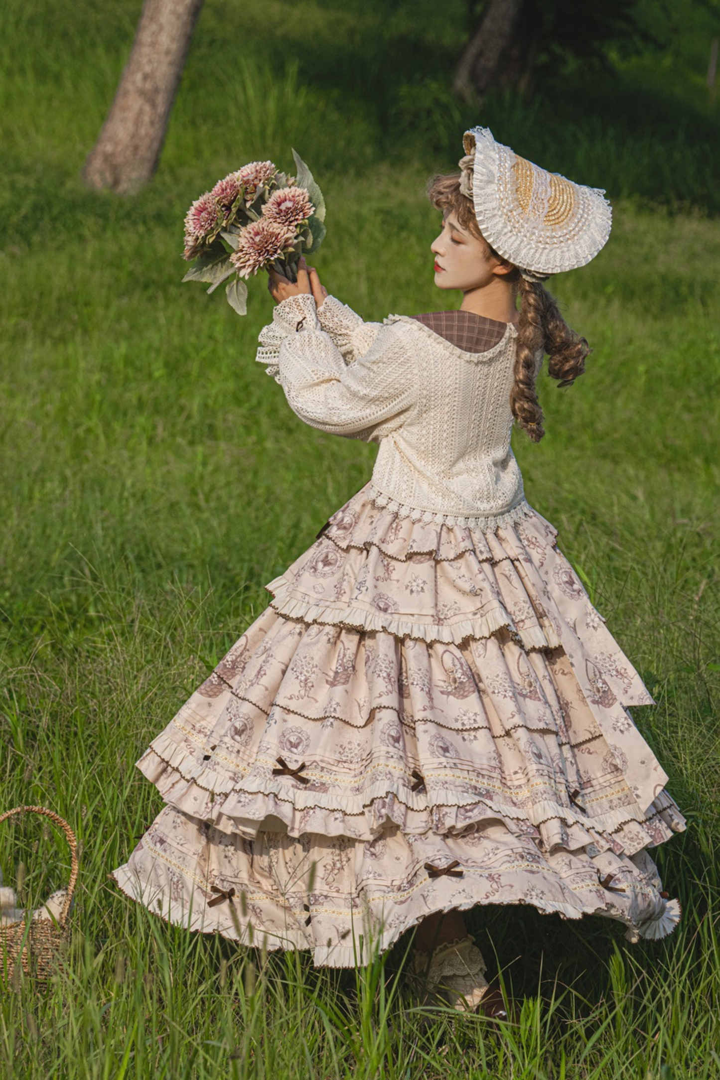 Bunning Time Lolita Dress + Doll Cardigan