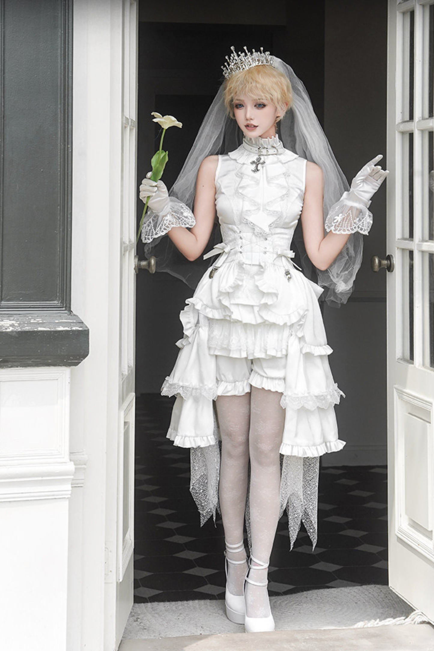 Pure Prince Jacket + Top + Pants + Girdle + Bow