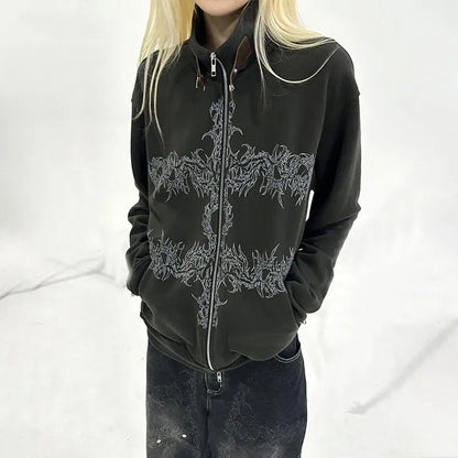 Gothic Sweatshirt Gray