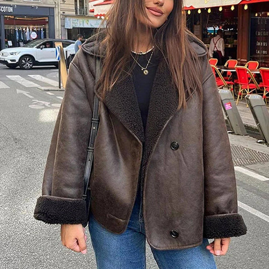 Leather Jacket Brown