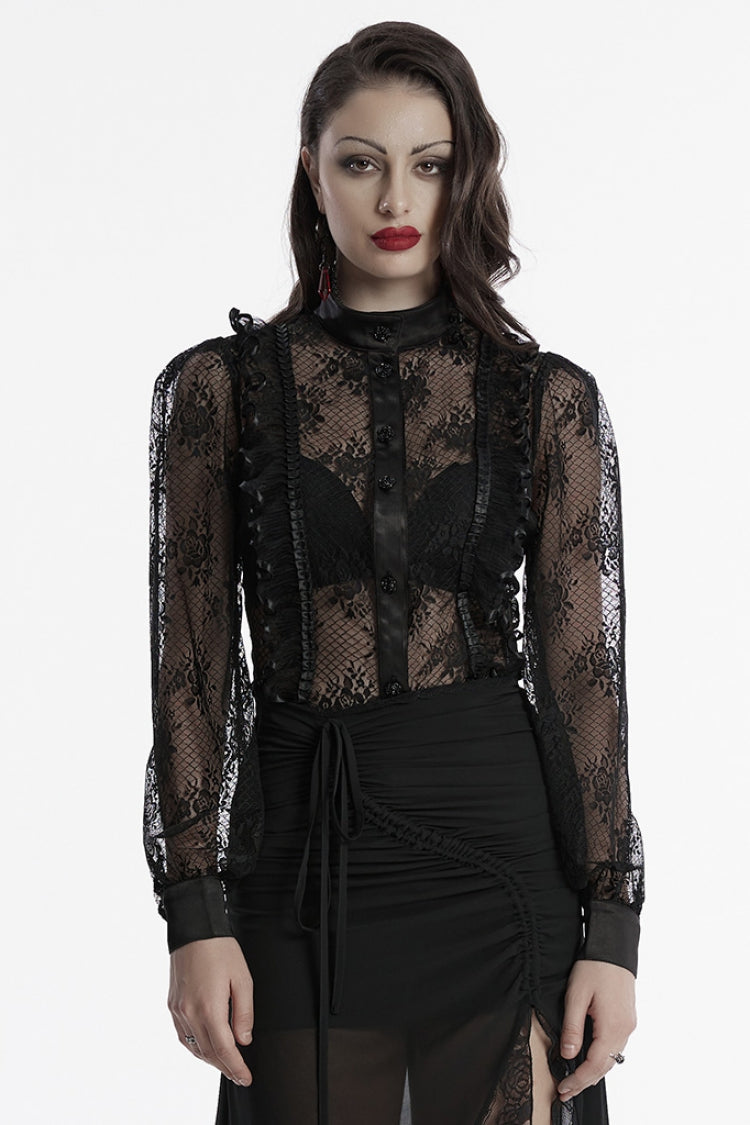 Casually Elegant Blouse with a Refined Edge