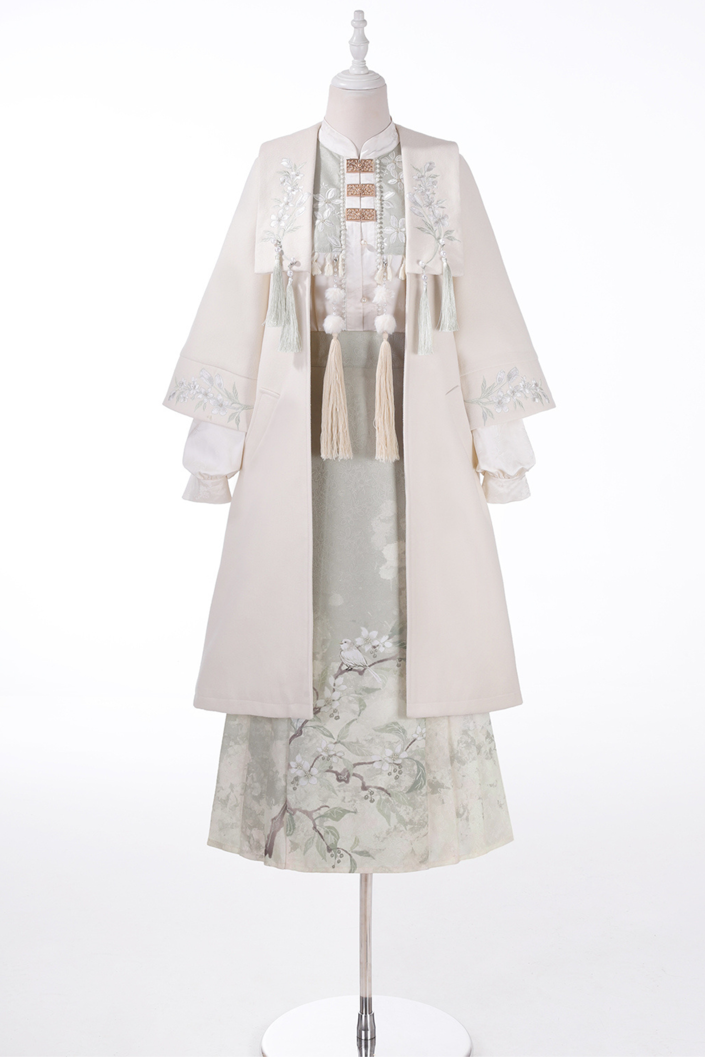 Forest China Coat + Skirt + Top