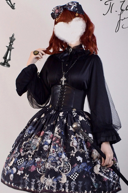 Lantern Sleeve Blouse