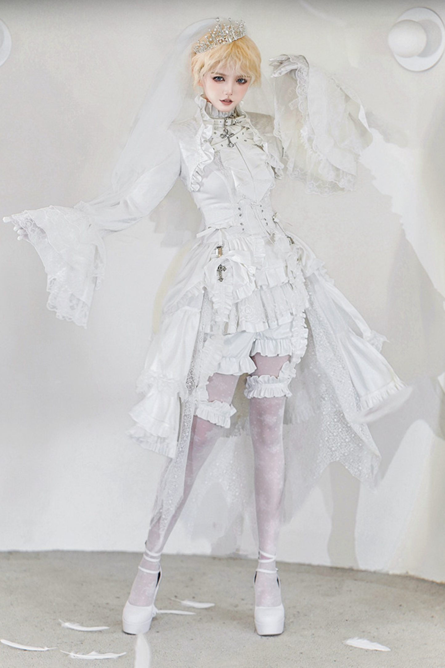 Pure Prince Jacket + Top + Pants + Girdle + Bow