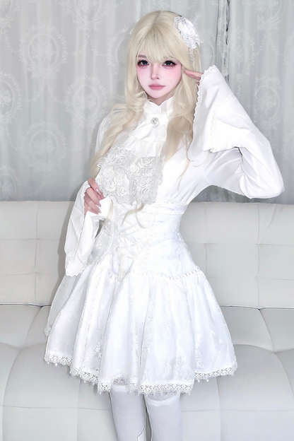 Gothic Top + Lace Skirt