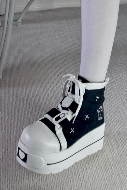 [pre-order] Subculture Round Toe Canvas Shoes