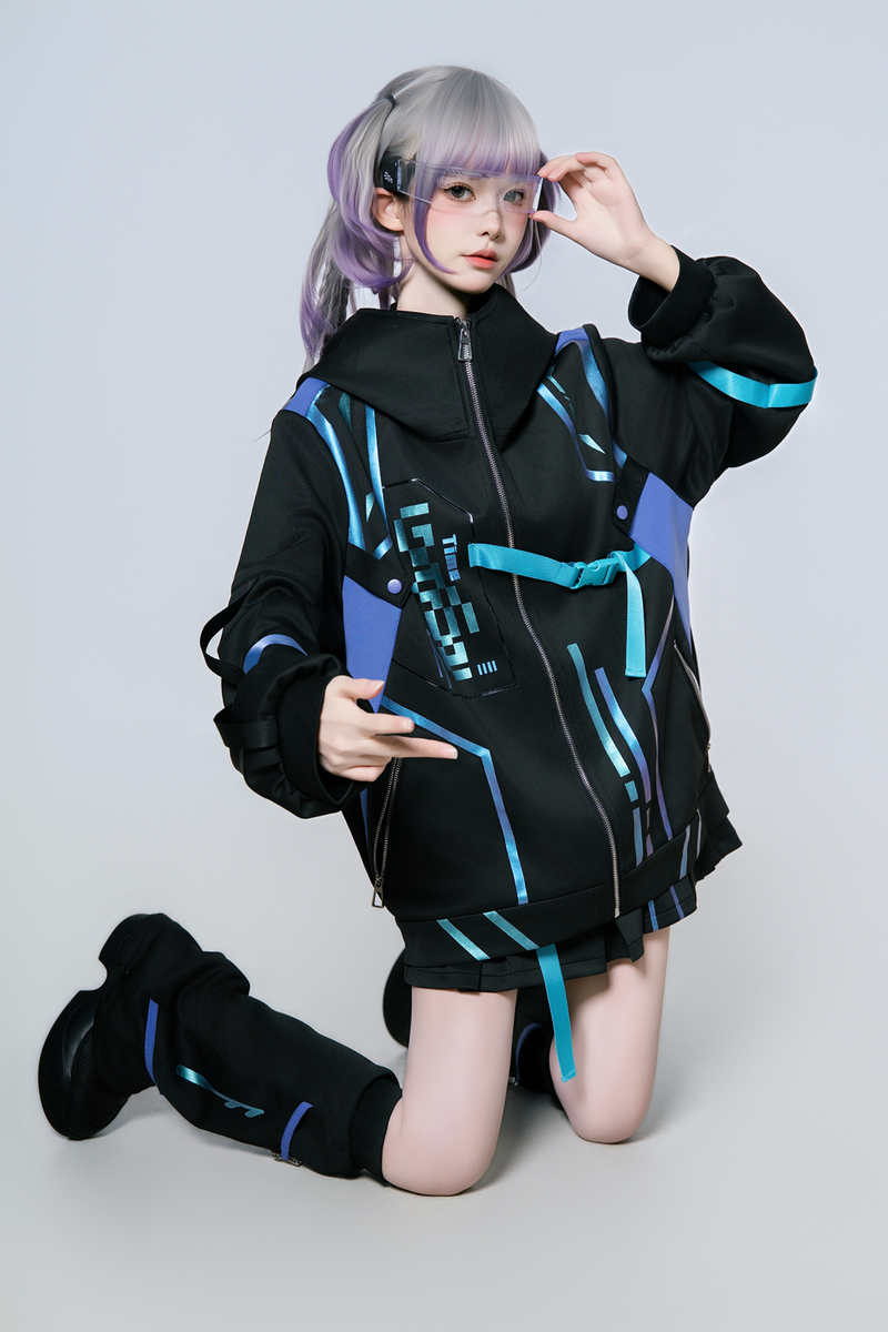 Overload Anime Girl Jacket + Skirt + Leg Cover