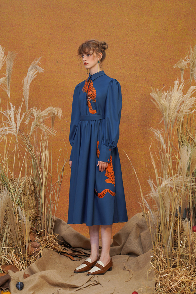 French Tiger Dress
