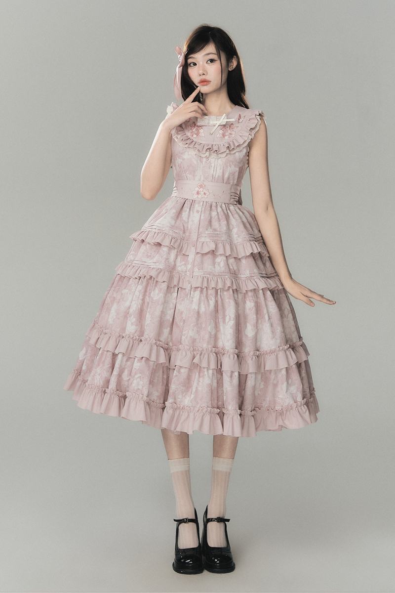Lolita Vest Dress + Top + Belt
