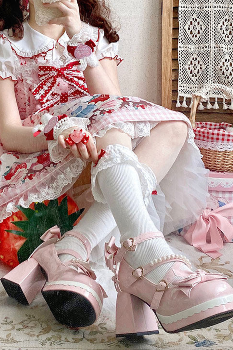 Sweet Ribbon Lolita Heels