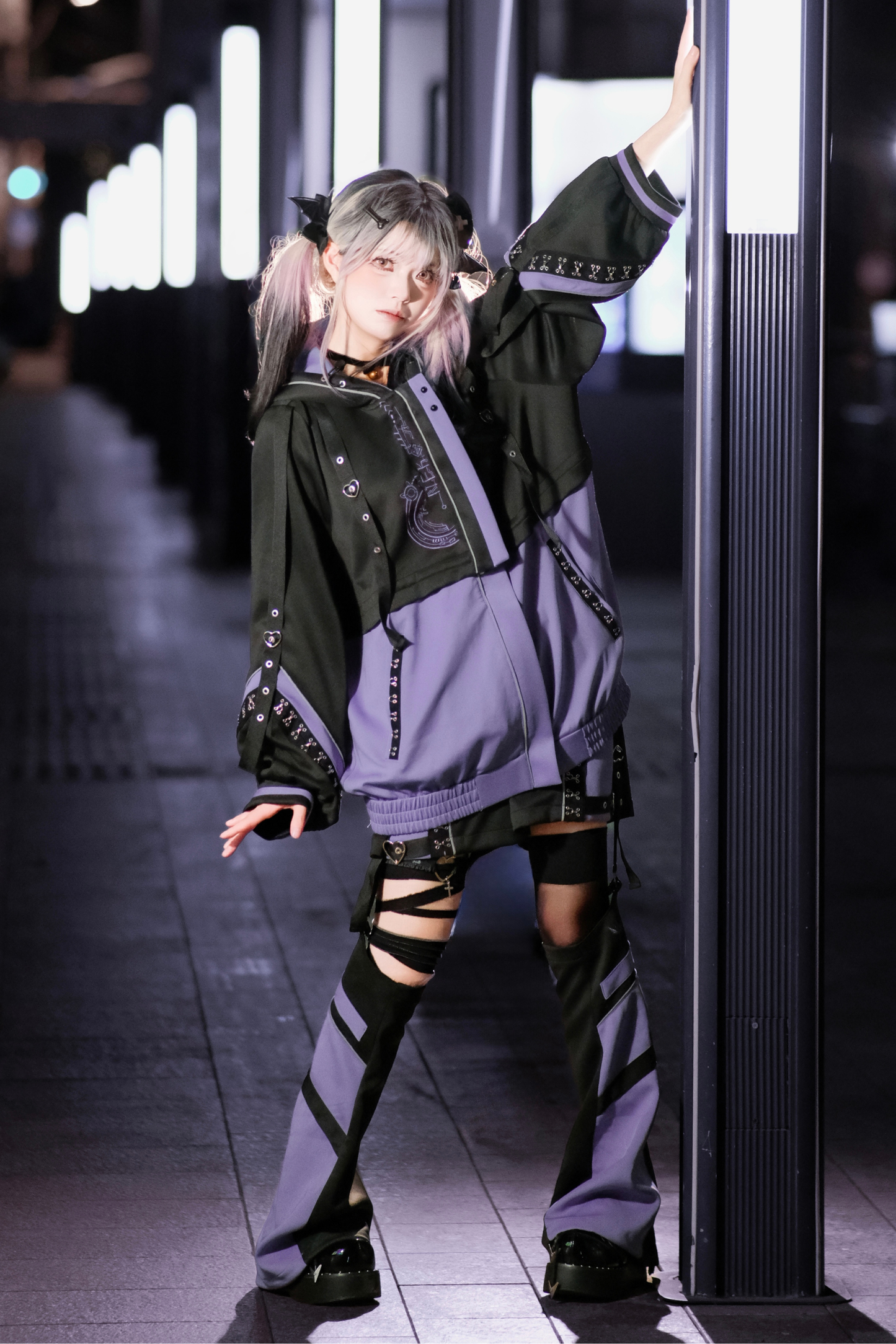 [angel Style] Cyber Technology Jacket + Shorts + Leg Covers