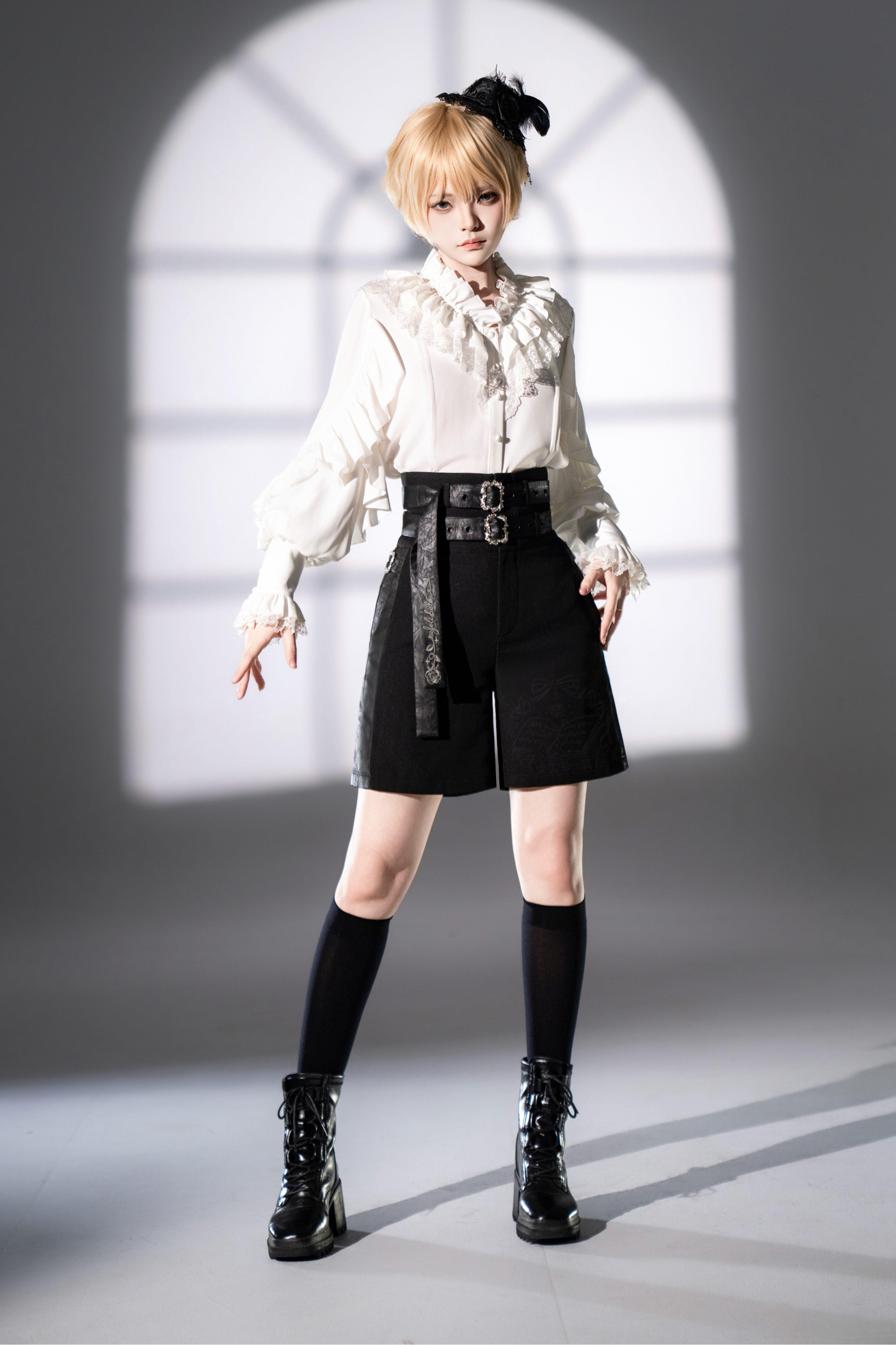 [pre-order Deadline: March 16] Classical Lolita Shirt + Asymmetrical Skirt + Fishtail Skirt + Shorts