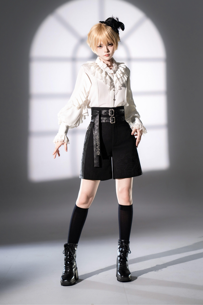 [pre-order Deadline: March 16] Classical Lolita Shirt + Asymmetrical Skirt + Fishtail Skirt + Shorts