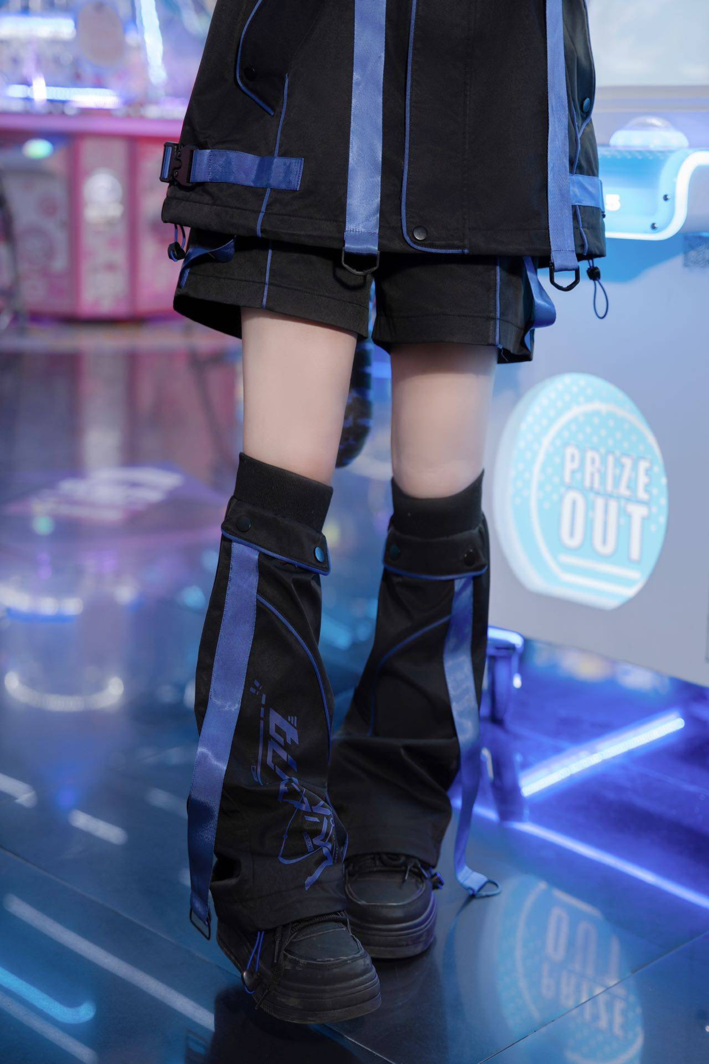 Subculture Cyber Jacket + Shorts + Long Pants + Leg Warmers + Cat Hair Accessory + Tail