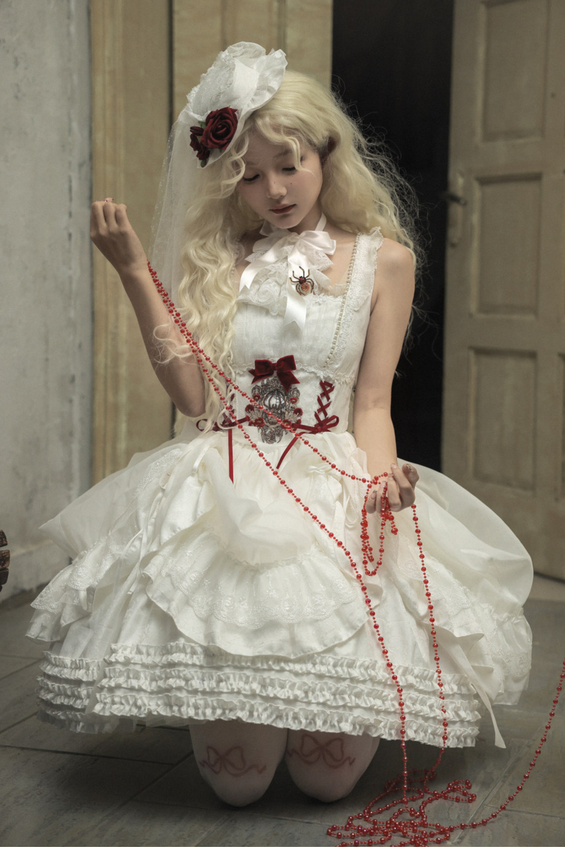 Moon River Gothic Skirt + Cape + Top + Bow