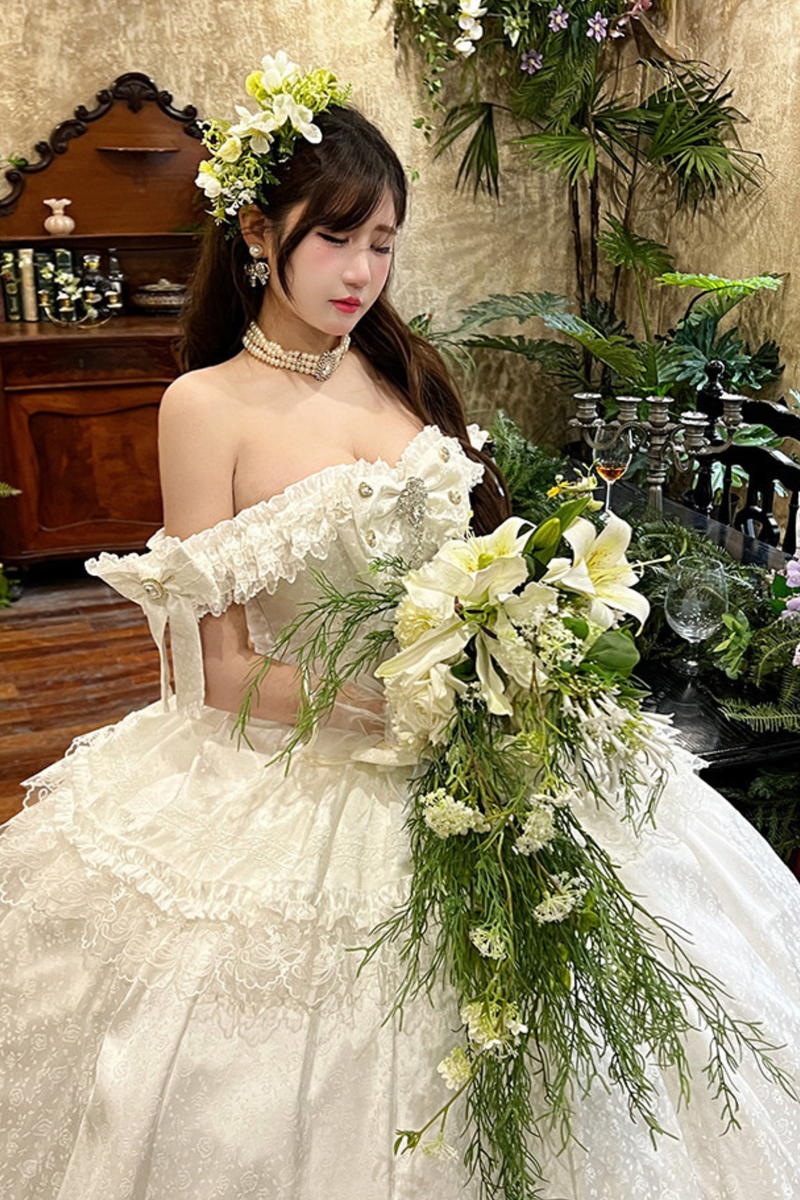 Wedding Moonlight Formal Dress + Veil
