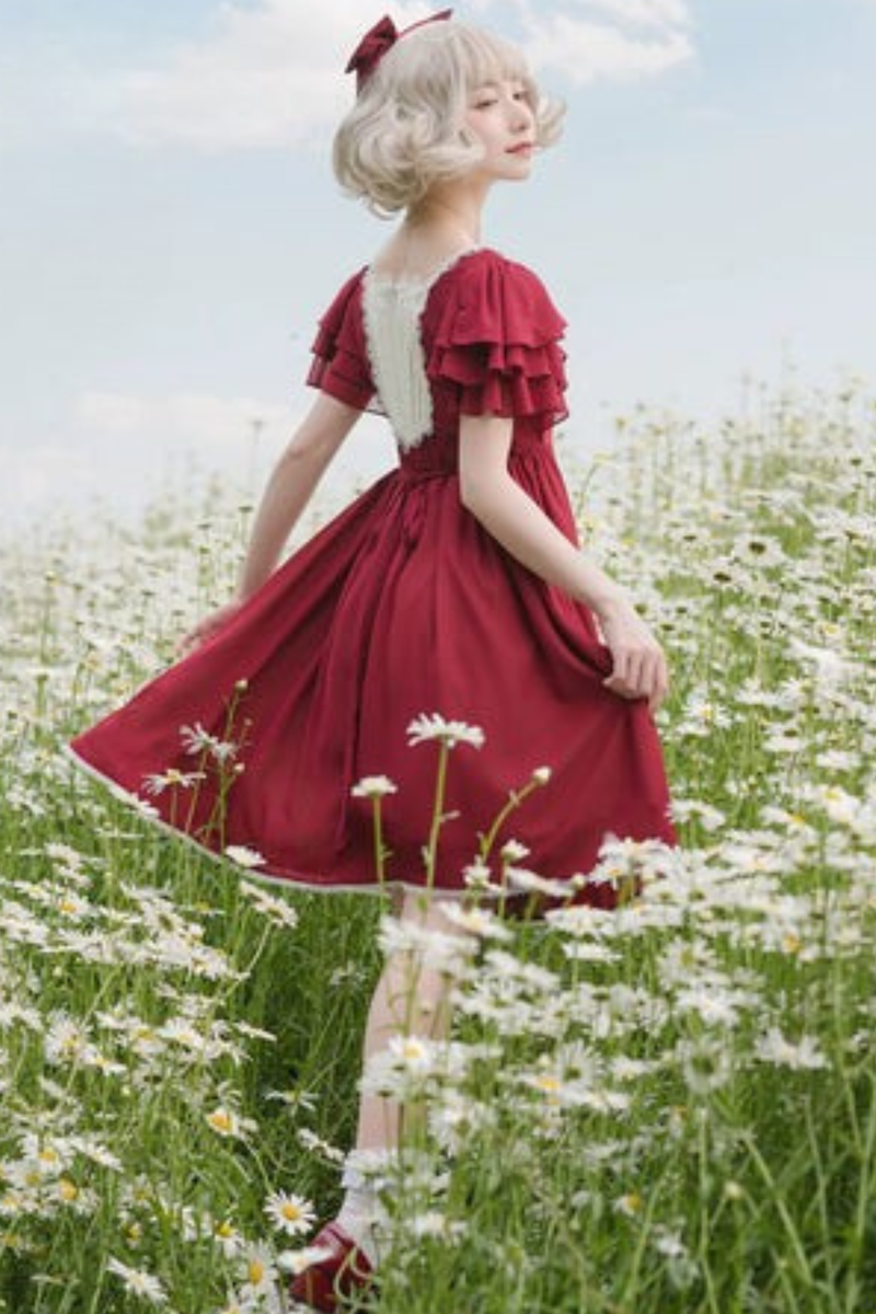 Retro Memory Flare Lolita Dress