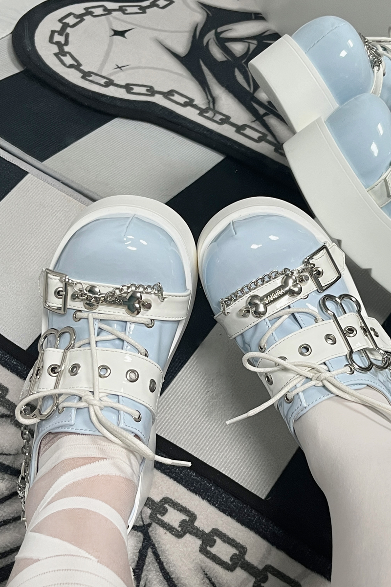 Lantern Angel Bone Platform Shoes