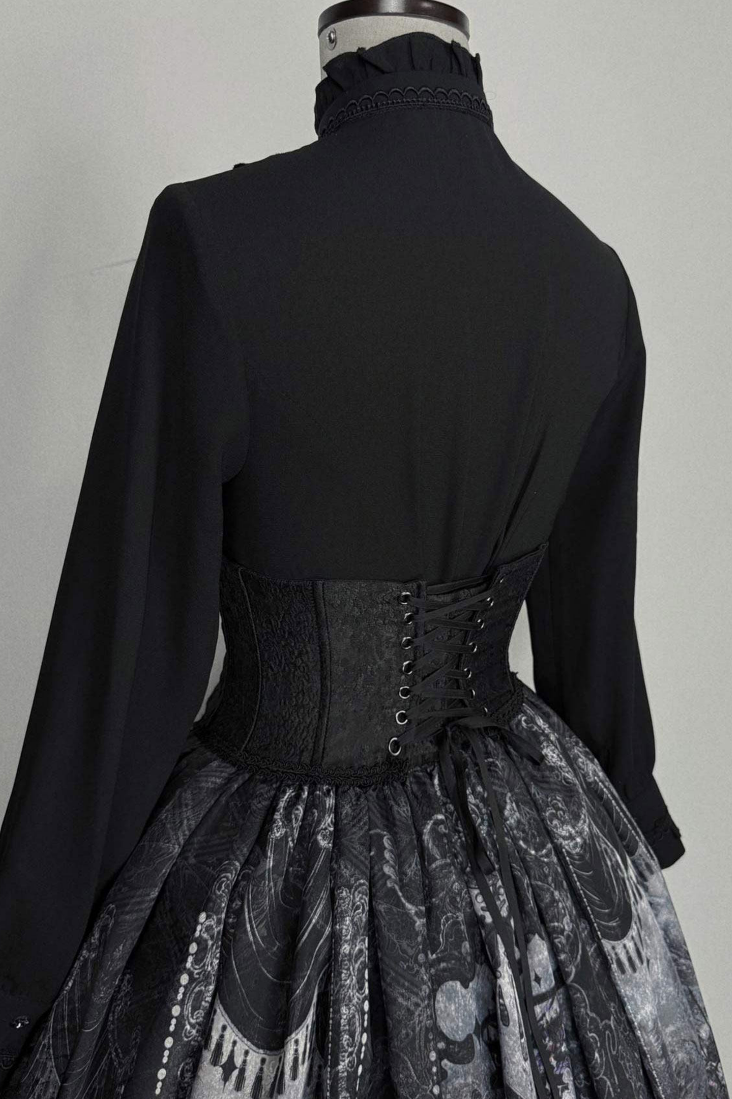 Gothic Lolita Jumper Skirt + Jacket + Skirt + Shirt + Corset + Accessories