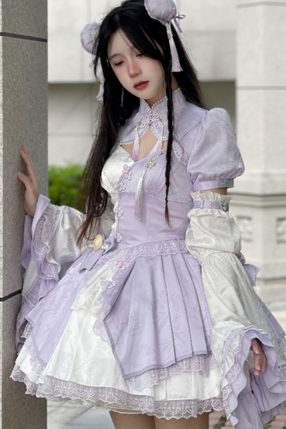 Chinese-style Smoky Lolita Dress