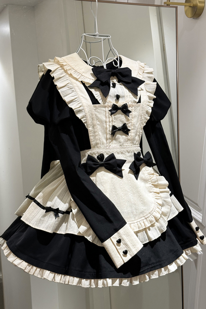 Little Maid Lolita Dress + Apron + Sleeves + Headband