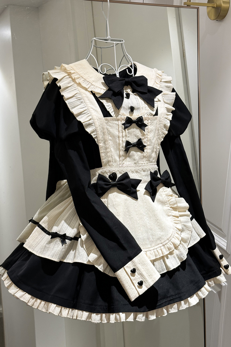Little Maid Lolita Dress + Apron + Sleeves + Headband