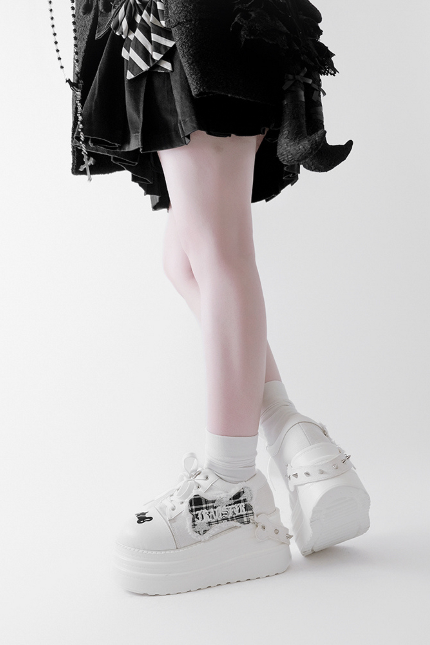 Rock and Roll Subculture Platform Sneakers