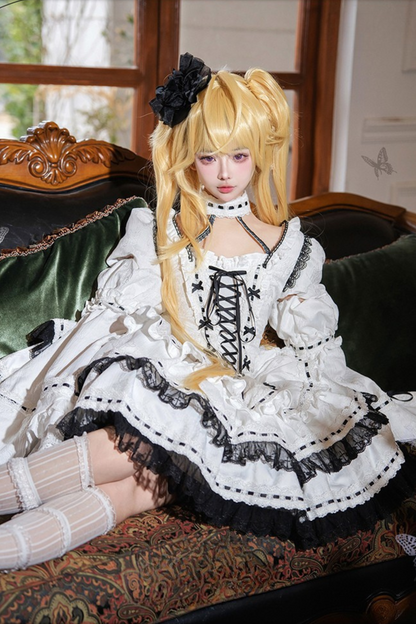 Gothic Witch Lolita Dress Set Full Set