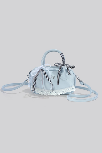 Ribbon Lace Boston Bag