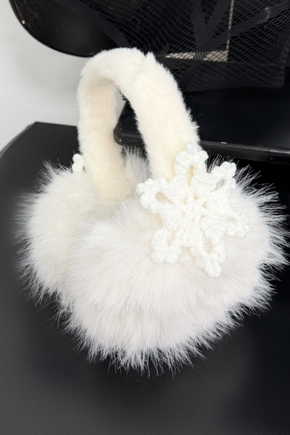 Snow Music Knit Hat + Ear Muffs