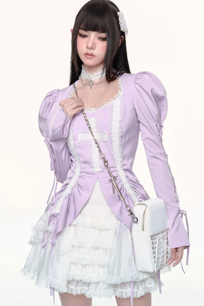 Lace-up Crossbody Bag