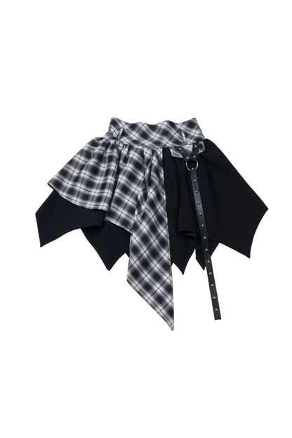 Fur Ball Fur Hooded Jacket + Top + Skirt